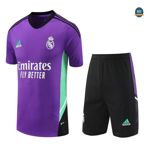 Nouveaux Max Maillot Real Madrid + Short 2023/24 Training Violet prix