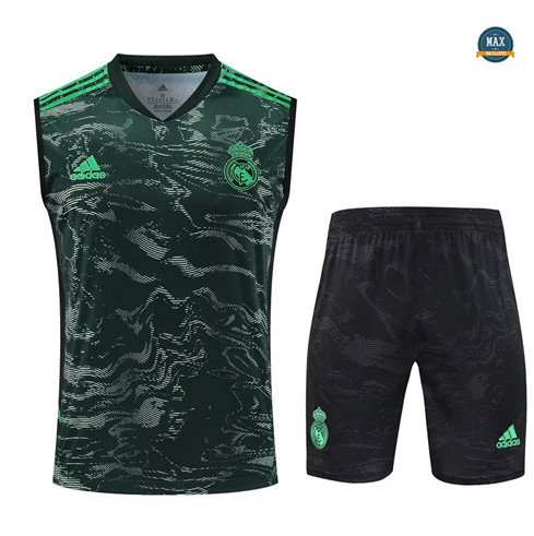 Vente Max Maillot Real Madrid Debardeur + Short 2023/24 Training Vert original