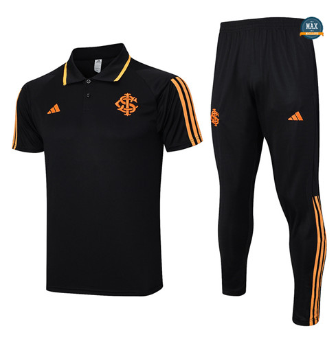 Nouveaux Max Maillot SC Internacional Polo + Pantalon 2023/24 Training Noir prix