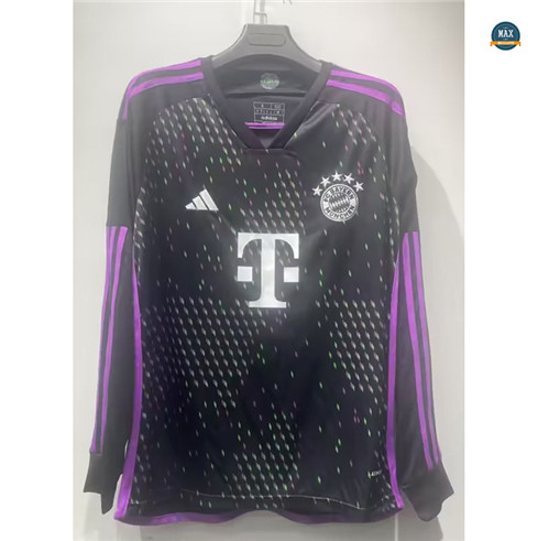 Vente Max Maillot Foot Bayern Munich Exterieur Manche Longue 2023/24