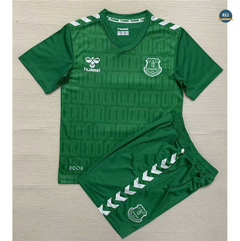 Créer Max Maillot Foot Everton Enfant Gardien de but Vert 2023/24