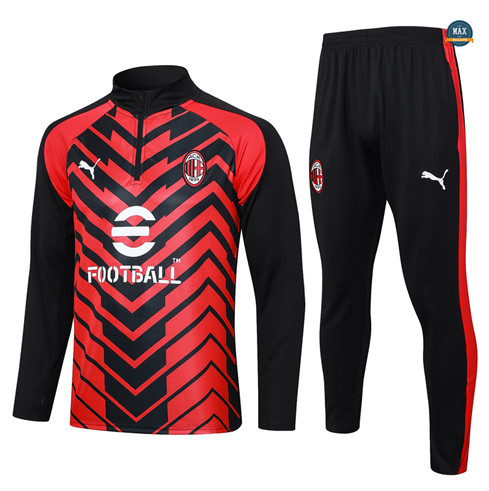 Acheter Max Maillots Survetement AC Milan 2023/24 Rouge