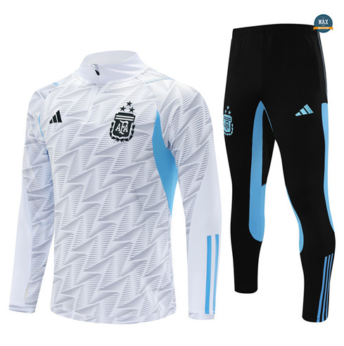 Achetez Max Maillots Survetement Argentine 2023/24 Blanc