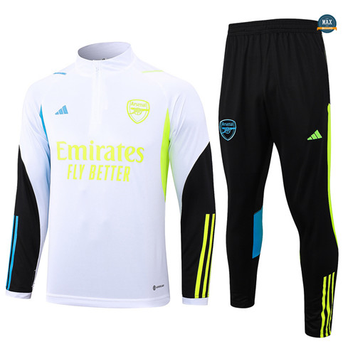 Acheter Max Maillots Survetement Arsenal 2023/24 Blanc