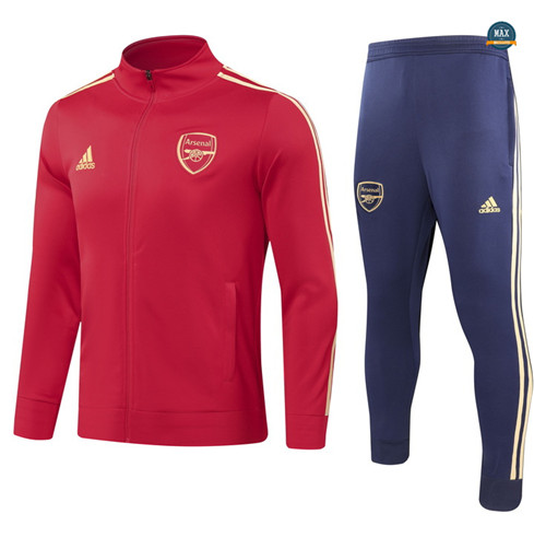 Vente Max Maillot Veste Survetement Arsenal 2023/24 Rouge