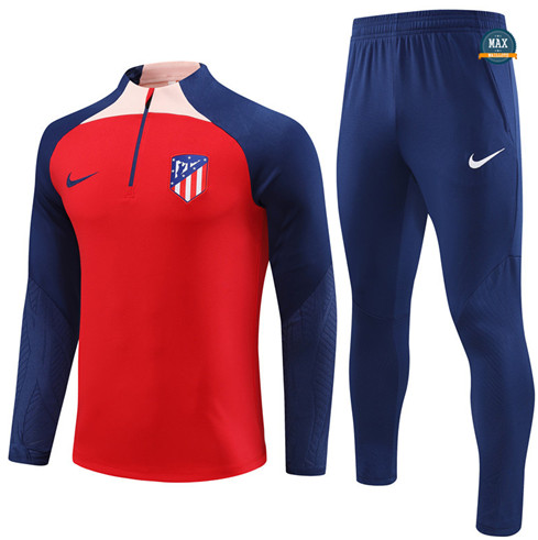 Flocage Max Maillots Survetement Atletico Madrid 2023/24 Rouge