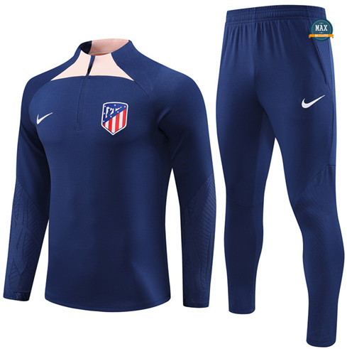 Créer Max Maillot Survetement Atletico Madrid 2023/24 Bleu marine