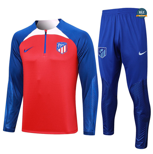 Nouveaux Max Maillot Survetement Atletico Madrid 2023/24 Rouge