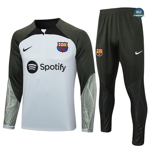 Marque Max Maillots Survetement Barcelone 2023/24 Gris