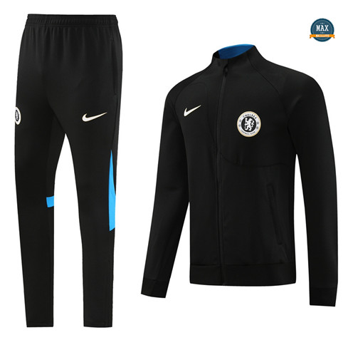 Acheter Max Maillots Veste Survetement Chelsea 2023/24 Noir