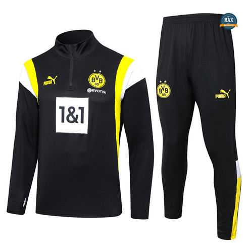 Soldes Max Maillot Survetement Dortmund 2023/24 Noir