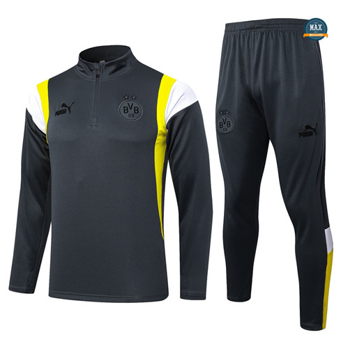 Créer Max Maillot Survetement Dortmund 2023/24 Gris