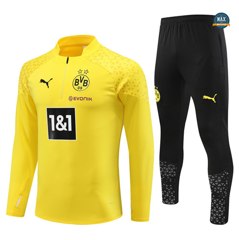 Nouveaux Max Maillot Survetement Dortmund 2023/24 Jaune