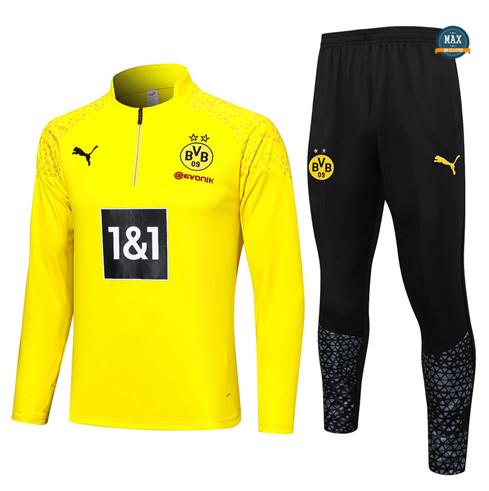 Vente Max Maillot Survetement Dortmund 2023/24 Jaune