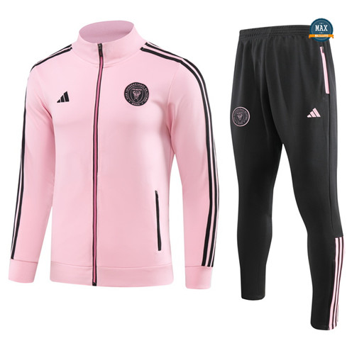 Soldes Max Maillot Veste Survetement Enfant Inter Miami 2023/24 Rose