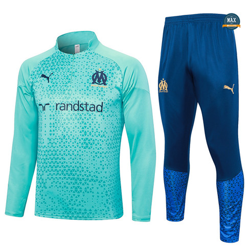 Achetez Max Maillots Survetement Enfant Olympique Marseille 2023/24 Bleu