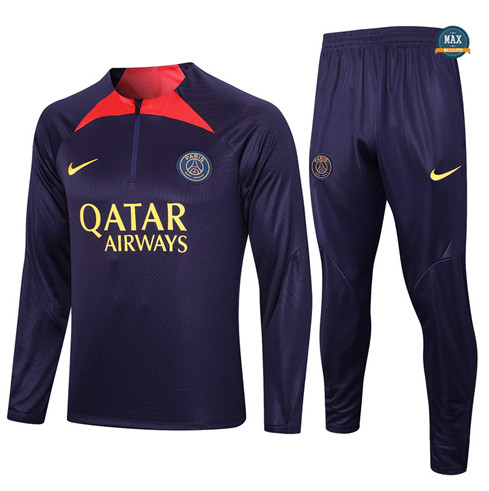 Marque Max Maillots Survetement Enfant Paris Saint Germain 2023/24 Violet