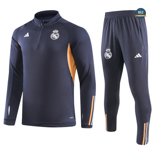 Achetez Max Maillots Survetement Enfant Real Madrid 2023/24 Bleu