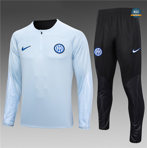 Acheter Max Maillots Survetement Inter Milan 2023/24 Gris Ciel