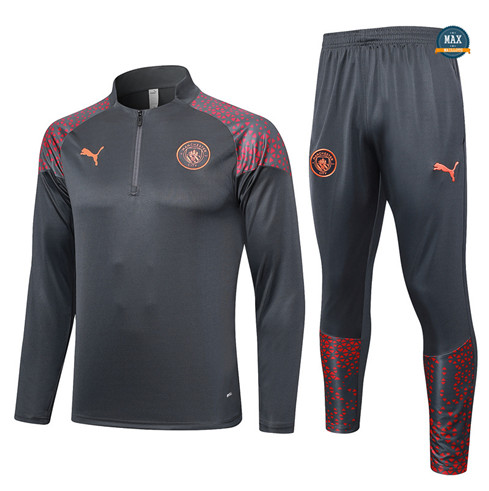 Marque Max Maillot Survetement Manchester City 2023/24 Gris