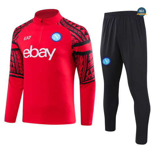 Marque Max Maillot Survetement Naples 2023/24 Rouge