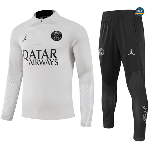 Achetez Max Maillots Survetement Paris Paris Saint Germain 2023/24 Blanc