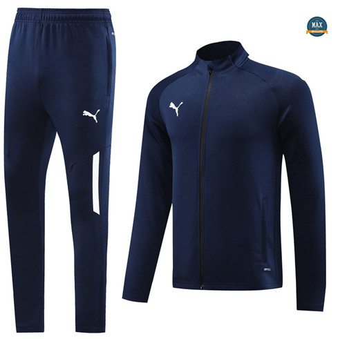Soldes Max Maillots Veste Survetement Puma 2023/24 Bleu marine