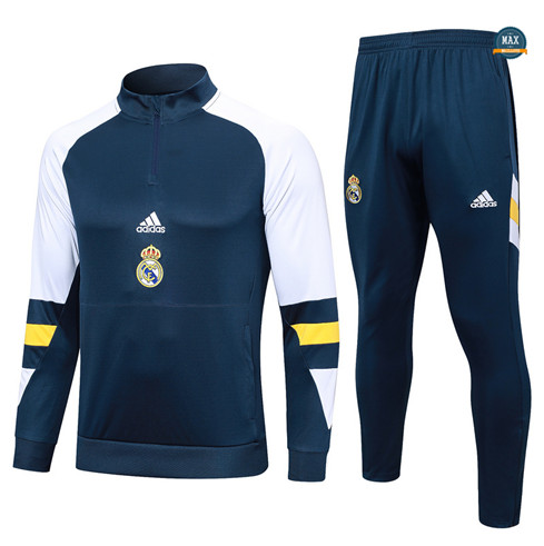 Vente Max Maillot Survetement Real Madrid 2023/24 Bleu