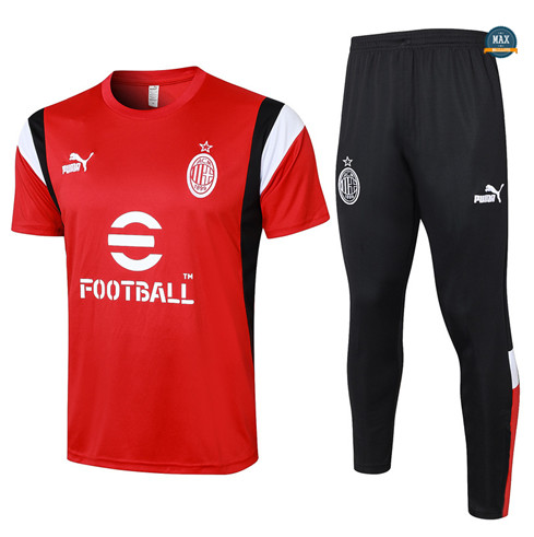 Créer Max Maillot AC Milan + Pantalon 2023/24 Training Rouge