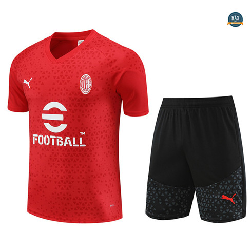 Achetez Max Maillots AC Milan Enfant + Short 2023/24 Training Rouge