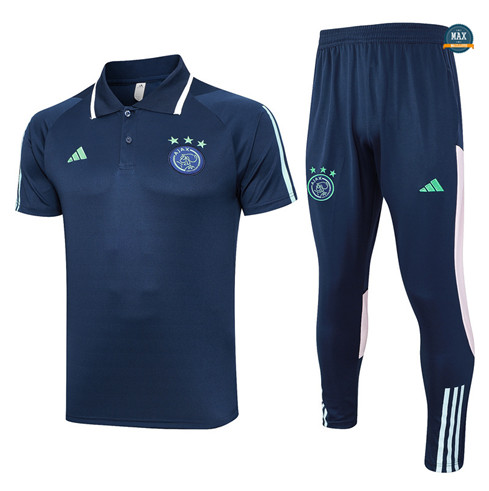 Nouveaux Max Maillot Ajax + Pantalon 2023/24 Training Bleu marine