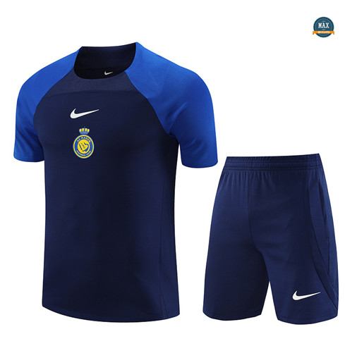 Marque Max Maillot Al-Nassr + Short 2023/24 Training Bleu marine