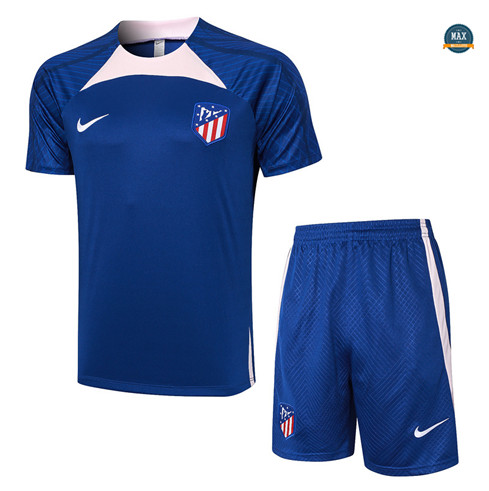 Soldes Max Maillot Atletico Madrid + Short 2023/24 Training Bleu