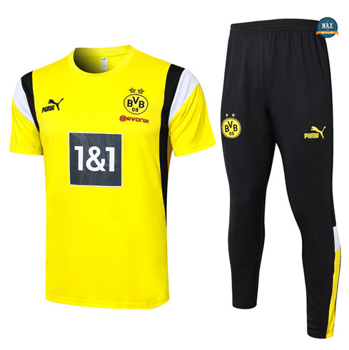 Marque Max Maillots Borussia Dortmund + Pantalon 2023/24 Training Jaune