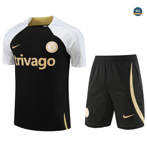 Acheter Max Maillots Chelsea + Short 2023/24 Training Noir