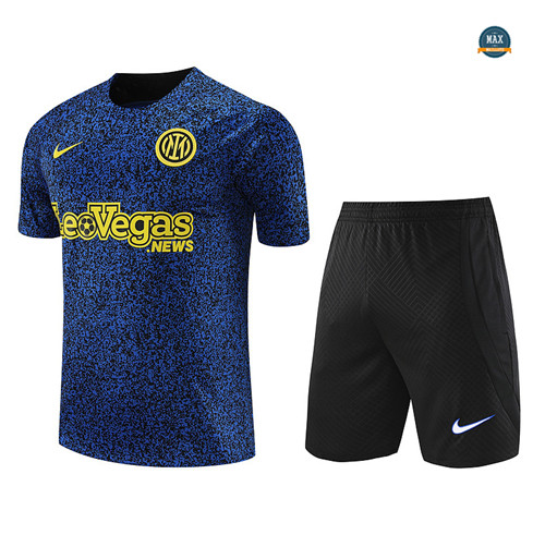 Marque Max Maillot Inter Milan + Short 2023/24 Training Bleu