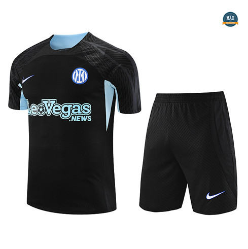 Achetez Max Maillots Inter Milan + Short 2023/24 Training Noir