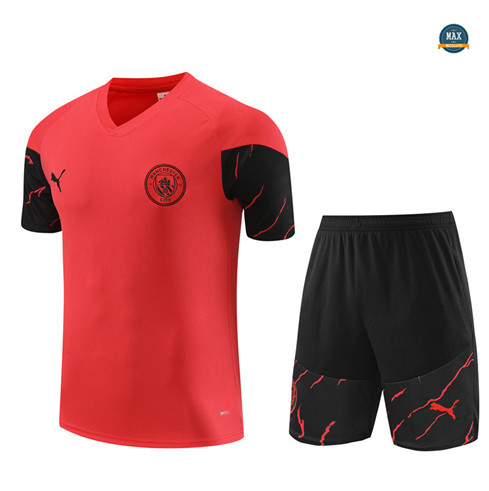 Flocage Max Maillots Manchester City + Short 2023/24 Training Orange