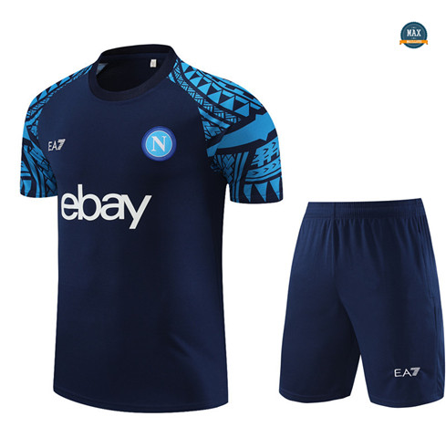 Flocage Max Maillots Naples + Short 2023/24 Training Bleu marine