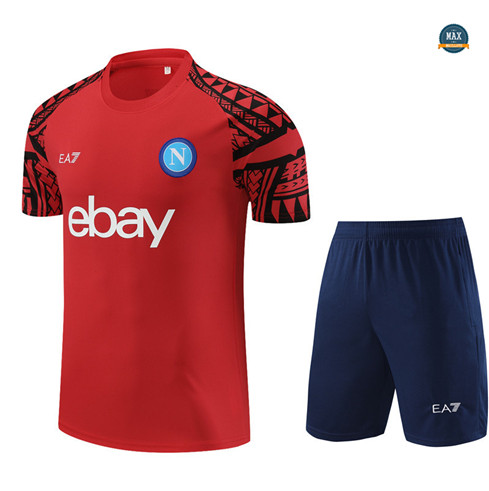 Créer Max Maillot Naples + Short 2023/24 Training Rouge