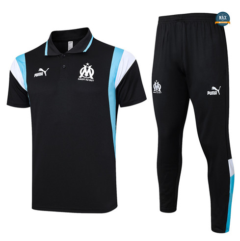 Marque Max Maillots Olympique Marseille + Pantalon 2023/24 Training Noir
