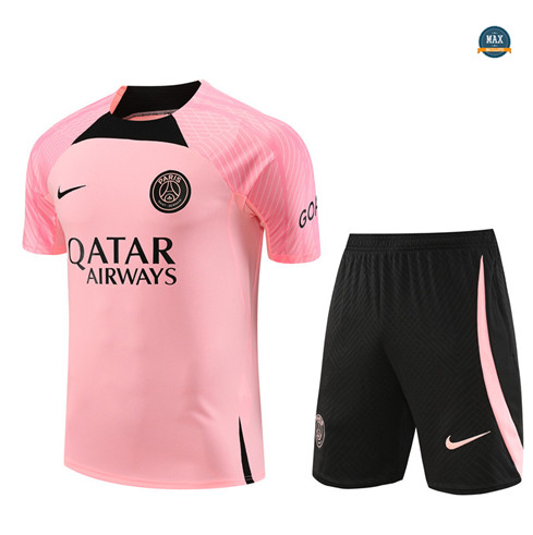 Achetez Max Maillots Paris Paris Saint Germain + Short 2023/24 Training Rose