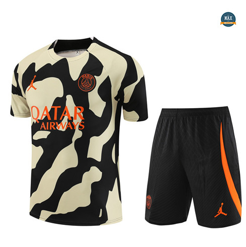 Vente Max Maillot Paris Paris Saint Germain + Short 2023/24 Training Noir