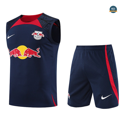 Marque Max Maillot RB Leipzig Debardeur + Short 2023/24 Training Bleu