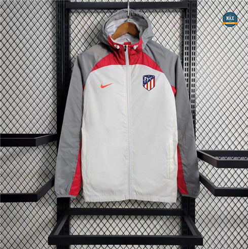 Marque Max Maillot Veste Coupe vent Atletico Madrid 2023/24 Blanc