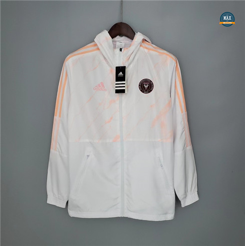 Soldes Max Maillots Veste Coupe vent Inter Miami 2023/24 Blanc