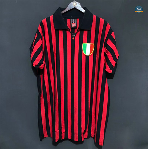 Marque Max Maillot Retro 1962-63 AC Milan Domicile