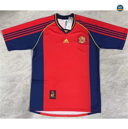 Marque Max Maillots Retro 1998-99 Espagne Domicile