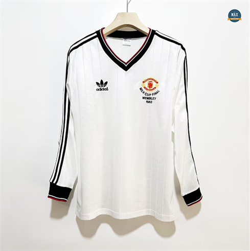 Acheter Max Maillot Retro 1983 Manchester United Exterieur Manche Longue