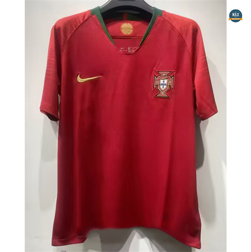 Nouveaux Max Maillots Retro 2018 Portugal Domicile